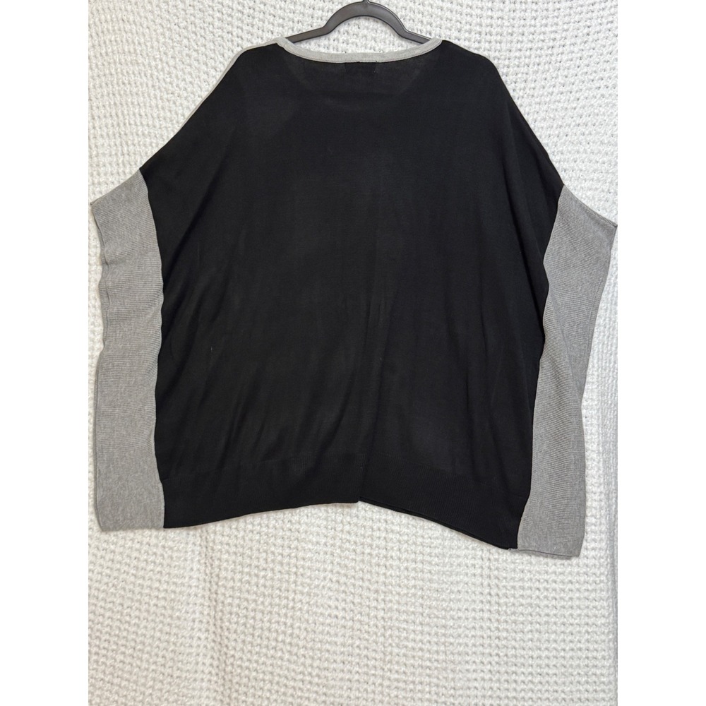 Calvin Klein Colorblock Poncho Sweater Oversized Women's - Picture 3 of 5